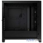 Corsair Carbide series 4000X RGB all black ATX Chassis with front+side dual Tempered glass side panel - Image 3